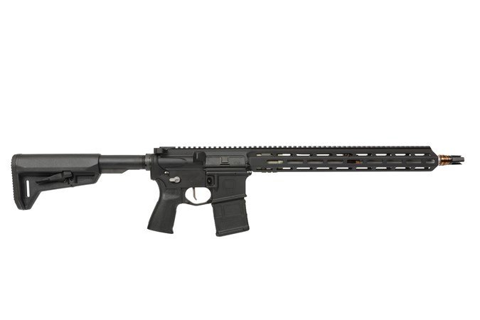 Q Sugar Weasel 5.56 NATO 16" Black SW-556-16IN-RIFLE-BLK - Honey Badger Gun by Q | .300 Blackout PDW